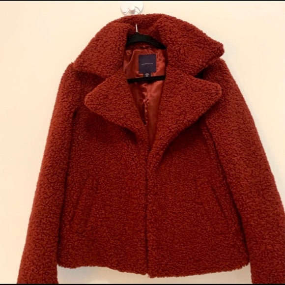 Red teddy jacket - Picture 1 of 3